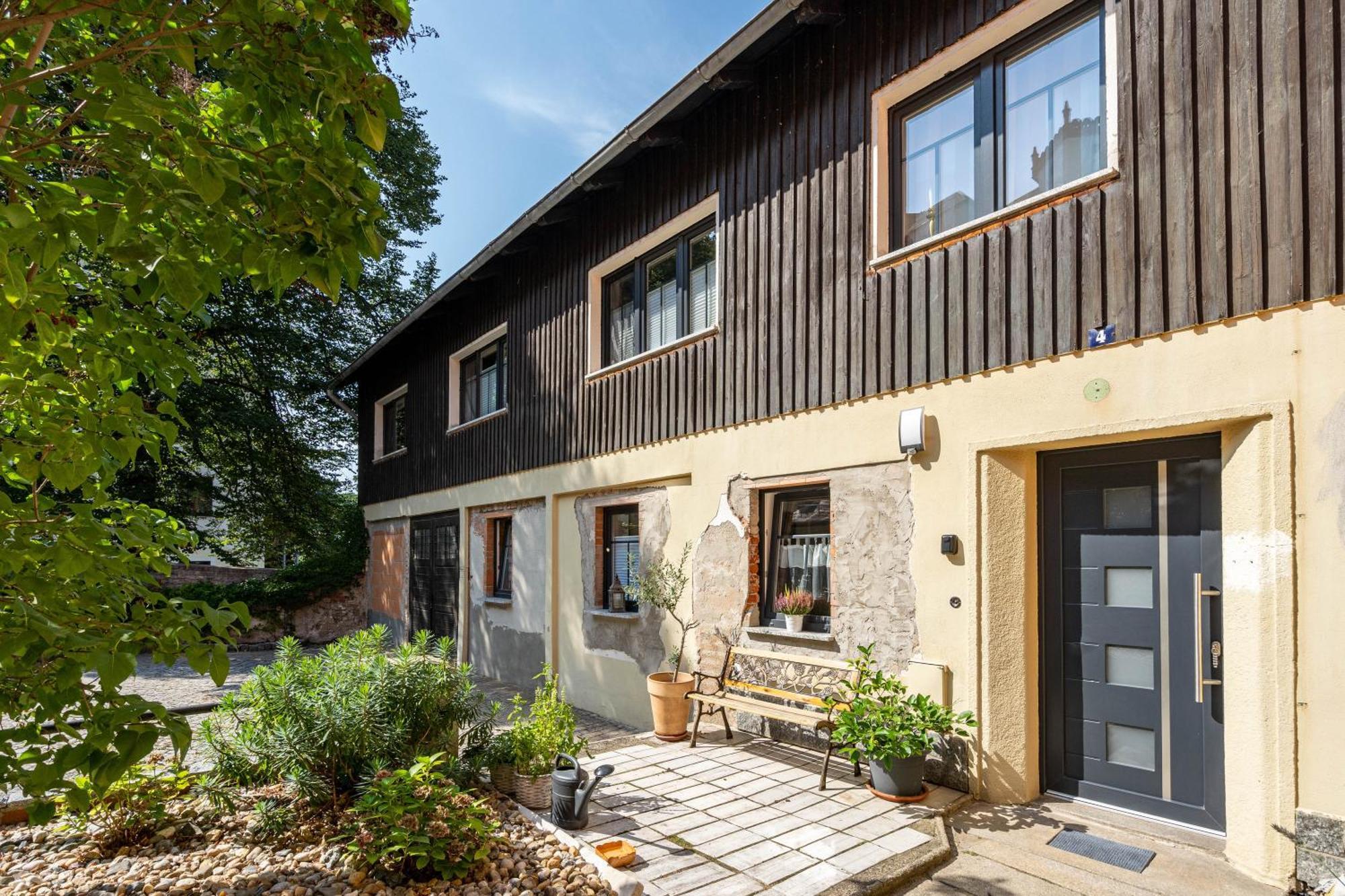 Ferienhaus Unterm Schloss 바우트젠 외부 사진